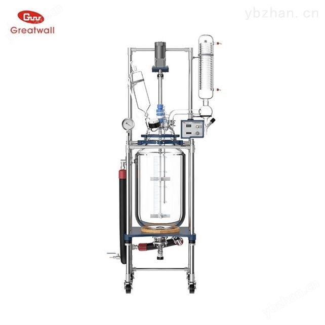 大型雙層調(diào)速玻璃反應(yīng)釜